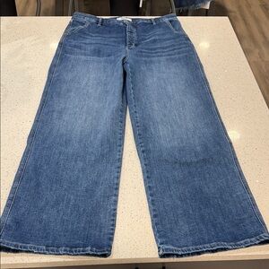 Classic Denim Wide Leg Buttonfly Jeans